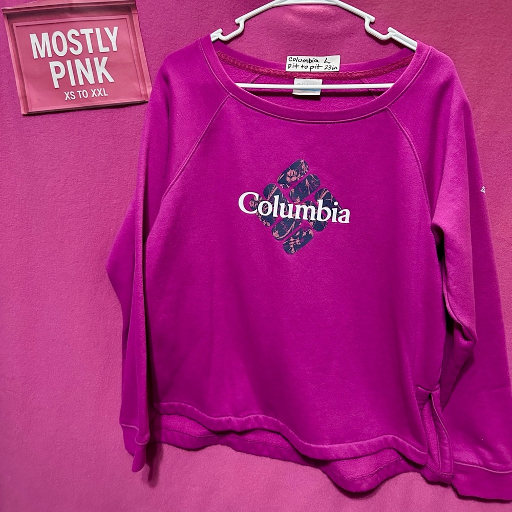 Columbia Fuchsia Sweatshirt